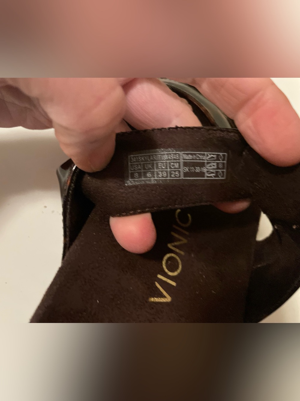 NWOT Vionic Orthotic adjustable tortoise slide sandals - Picture 7 of 7